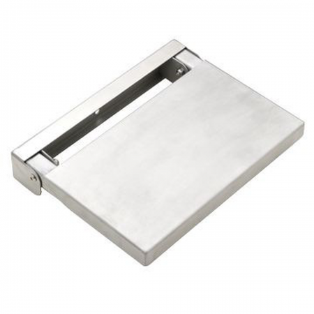 Stunning shower seat brushed s/steel